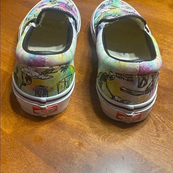 Vans Multicolor Graphic Slip-Ons - Picture 3 of 7
